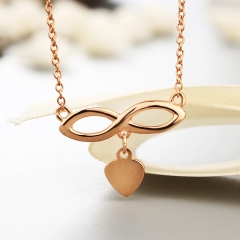 925 sterling silver gold plated Infinity necklaces