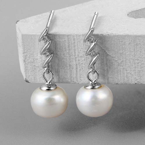 925 sterling silver pearl earring mountings