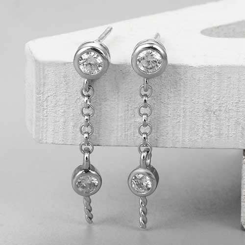 925 sterling silver drop earrings findings