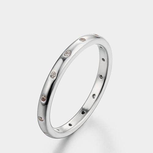 925 sterling silver cz stone eternity rings