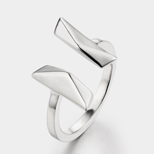 925 sterling silver simple open ring