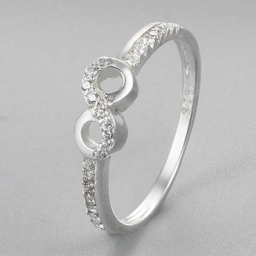 925 sterling silver infinity silver ring