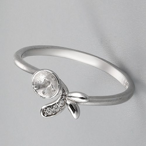 925 sterling silver butterfly pearl ring mounting