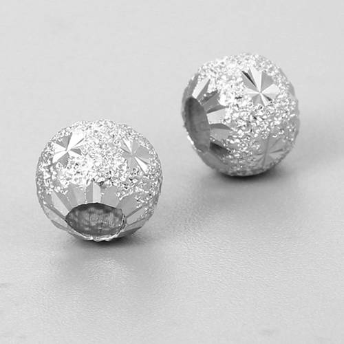 925 sterling silver shining beads