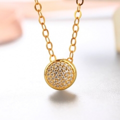925 sterling silver round with several cz stones pendants