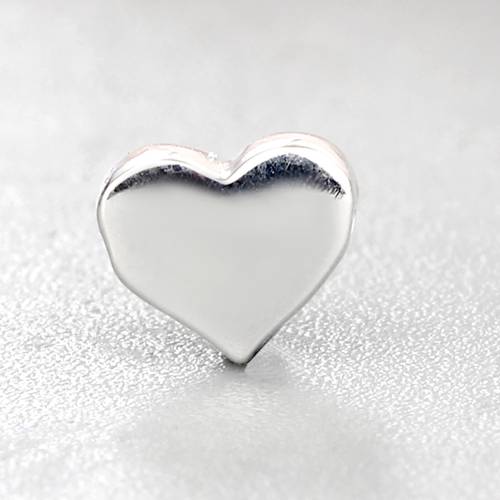 925 sterling silver heart bead