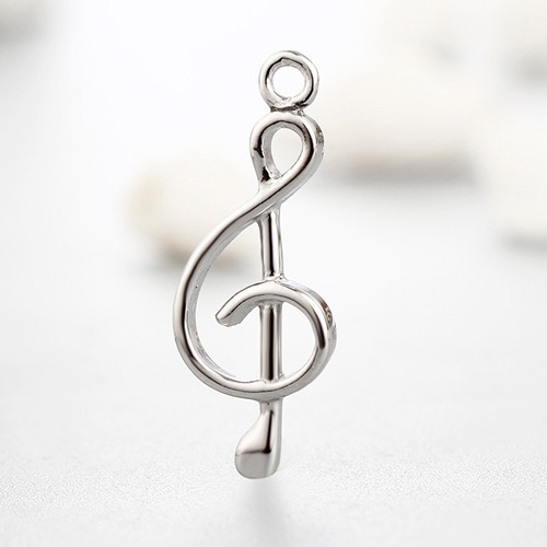 925 sterling silver musical notation charms