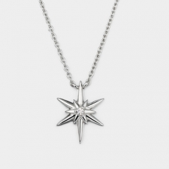 925 sterling silver unique star charm necklaces