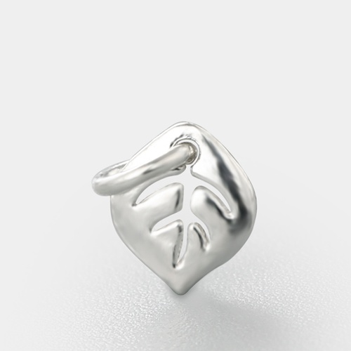 925 sterling silver leaves charm