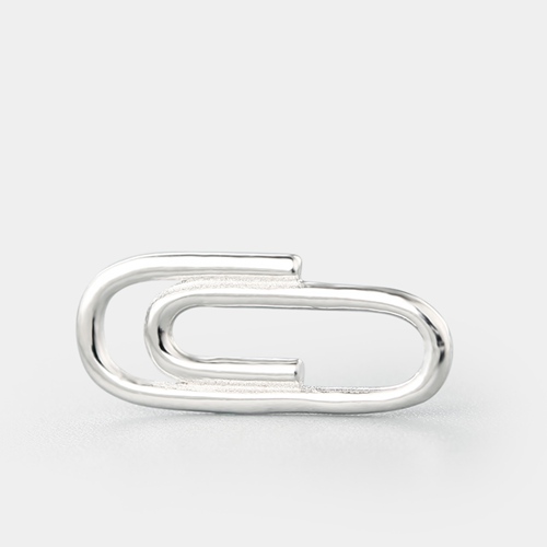 925 sterling silver paper clip connector charms