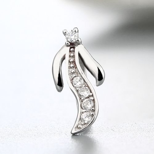 925 sterling silver cubic zirconia beading design pendant clasps