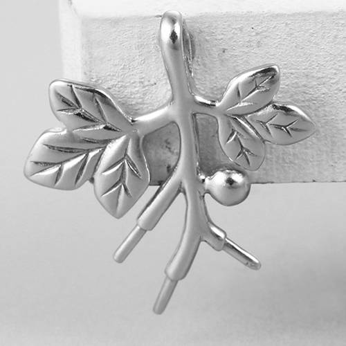 925 sterling silver tree pearl pendant findings