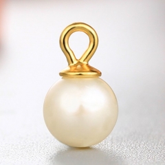 925 sterling silver simple pendant for pearl