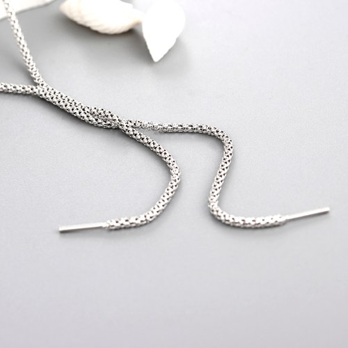 925 sterling silver 1.6mm popcorn chain necklaces
