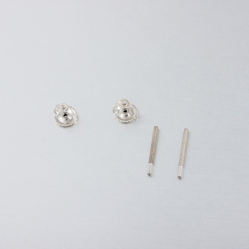 925 sterling silver screw ear pins