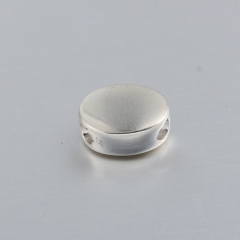 925 sterling silver oval adjustable sliding clasps