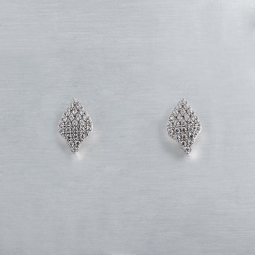 925 sterling silver cz diamond earring findings