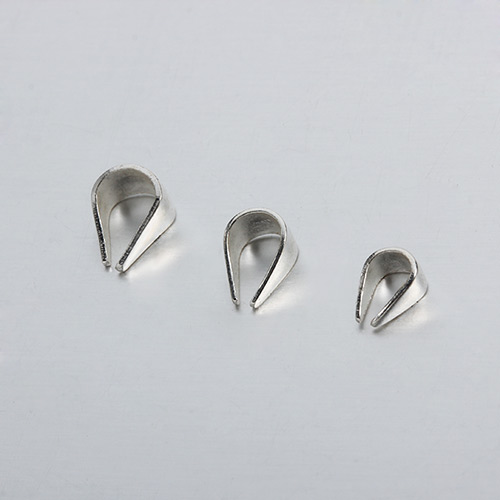 925 sterling silver pendant bails -3MM