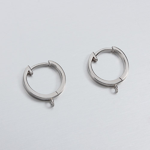 925 sterling silver hoop earring findings