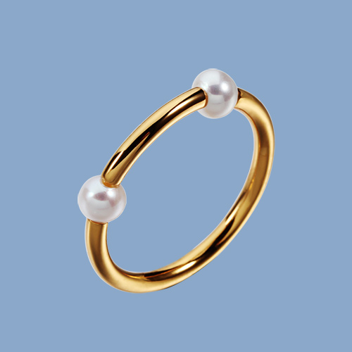 925 sterling silver minimalist pearl rings