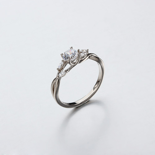 925 sterling silver cz engagement rings