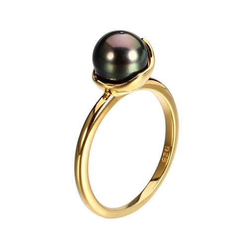925 sterling silver pearl wedding ring