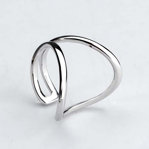 925 sterling silver minimalist design ring