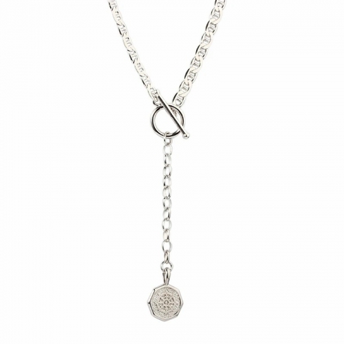925 Sterling Silver Choker With Charm