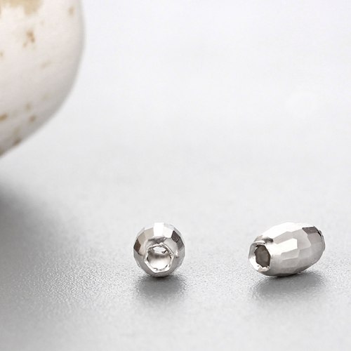 925 sterling silver cut oval beads