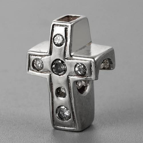 925 sterling silver cross beads