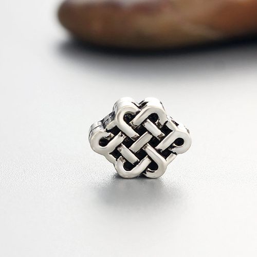 925 silver chinese knot beads wholesale