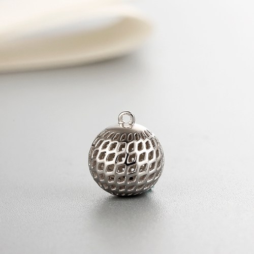 925 sterling silver custom hollow ball charms