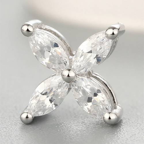925 sterling silver cz mariquesa stone flower charms