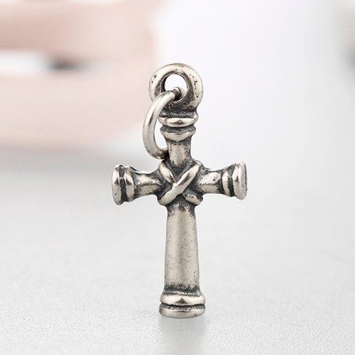 925 sterling silver cross shape charms