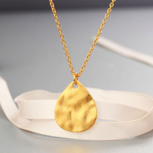 925 sterling silver fashion golden leaf necklaces