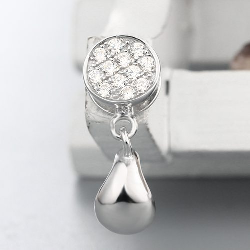 925 sterling silver cubic zirconia pendant clasp