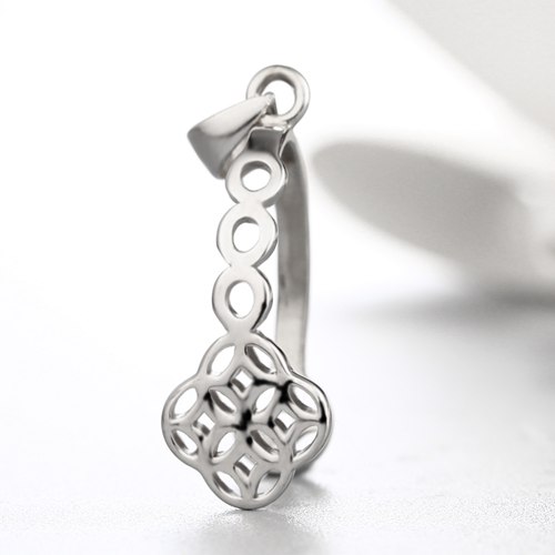 925 sterling silver hollow  pendant findings