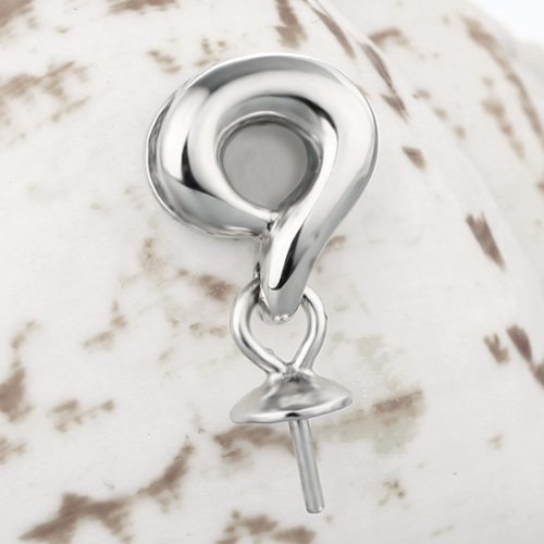 925 sterling silver number 9 pendant for pearl