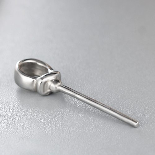925 sterling silver long simple pearl pendant findings