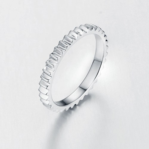 925 sterling silver gearwheel design ring