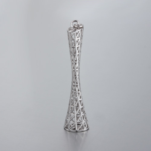 925 sterling silver Canton Tower pendants
