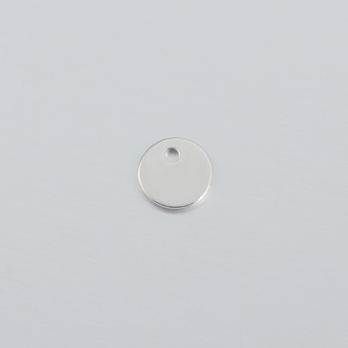 925 sterling silver 4mm blank tag charm for engraving