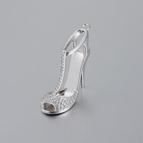 925 sterling silver high-heeled shoe charm