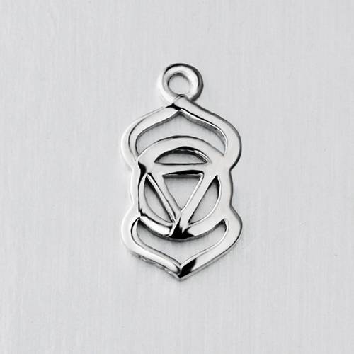 925 sterling silver geometry charm