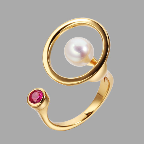 925 sterling silver cz pearl round adjustable rings
