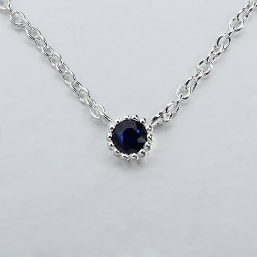 925 sterling silver single gemstone necklaces