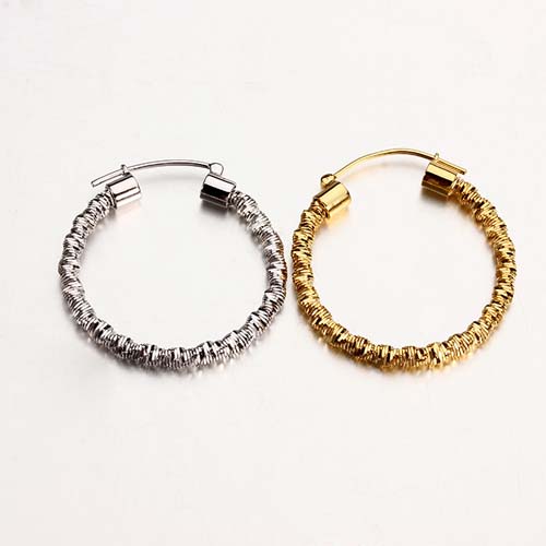925 sterling silver wide wire hoop earrings