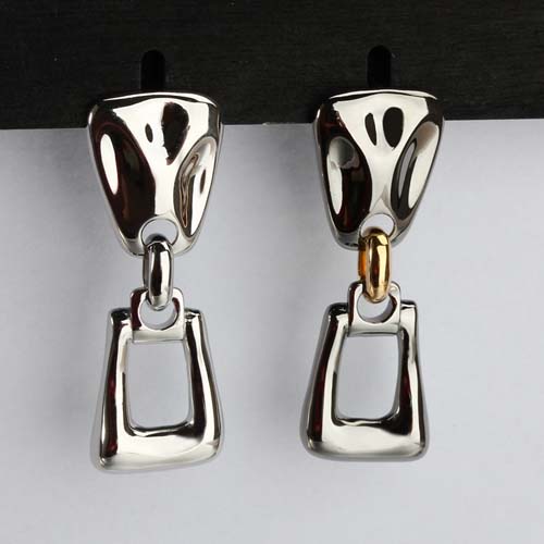 925 sterling silver geometry drop earrings