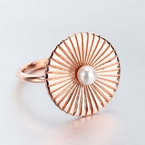 925 sterling silver pearl umbrella statement ring