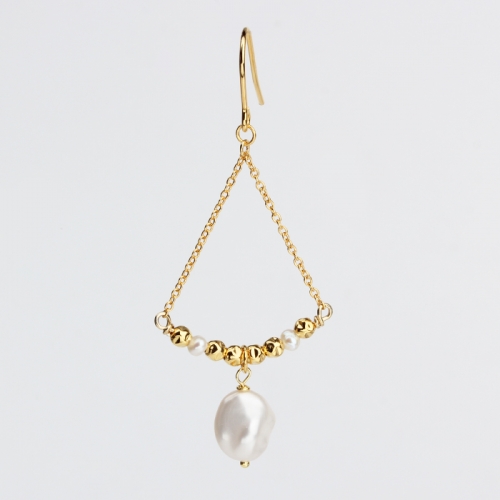 Renfook 925 sterling silver pearl style 2020 earrings
